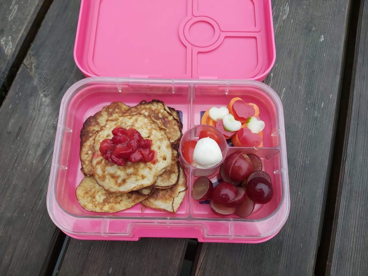 Broodtrommelidee voor kleuters: bananenpannenkoekjes