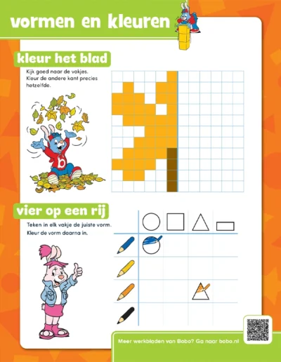 Teken een blad