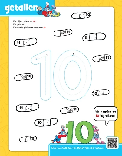 Cijfers leren schrijven - 10
