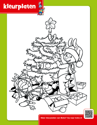Kleurplaat - Kerst
