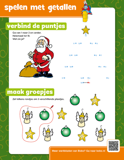 Spelen met getallen - Kerst