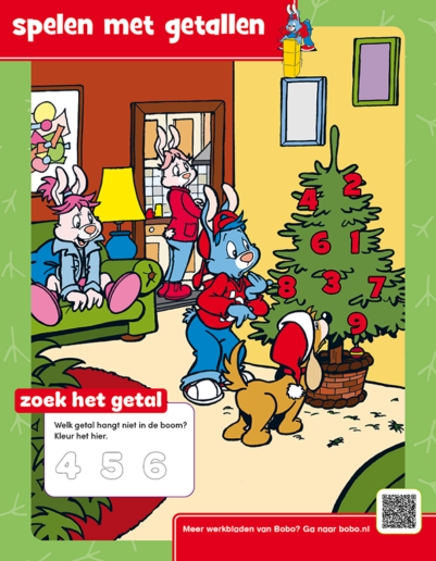 Spelen met getallen - Kerstboom